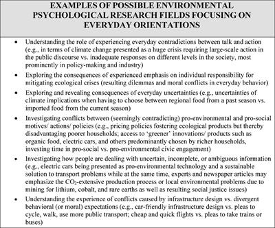 environmental psychology thesis